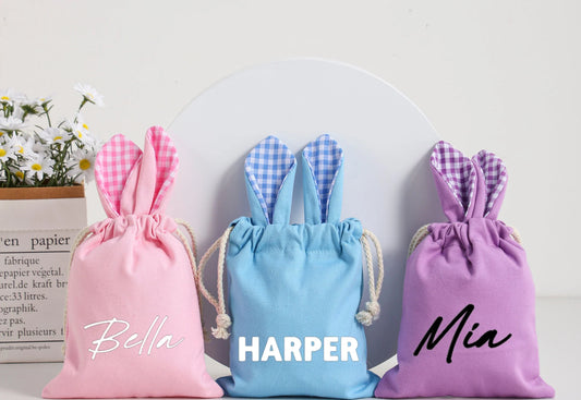 GINGHAM BUNNY BAG