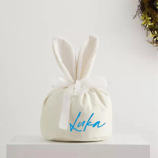 VELVET BUNNY BAG - OFF WHITE