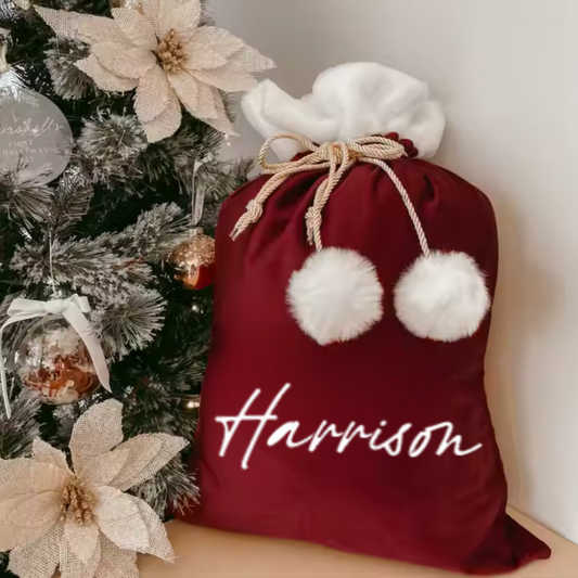 LUX CHRISTMAS SACK - RED