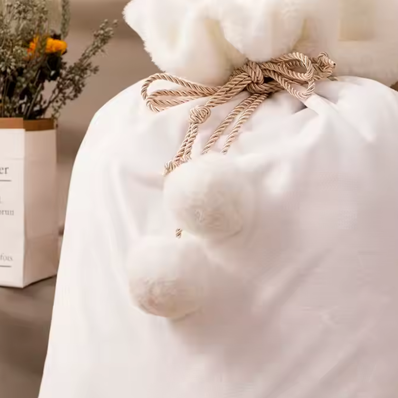LUX CHRISTMAS SACK - RED