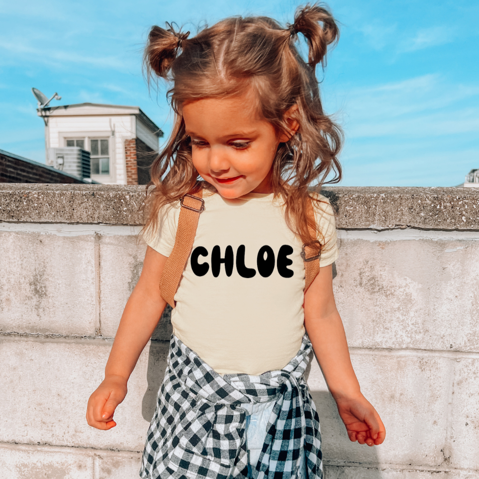 BUBBLE NAME TEE