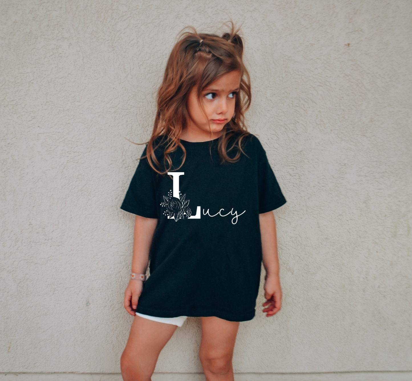 FLORIAL INITIAL TEE