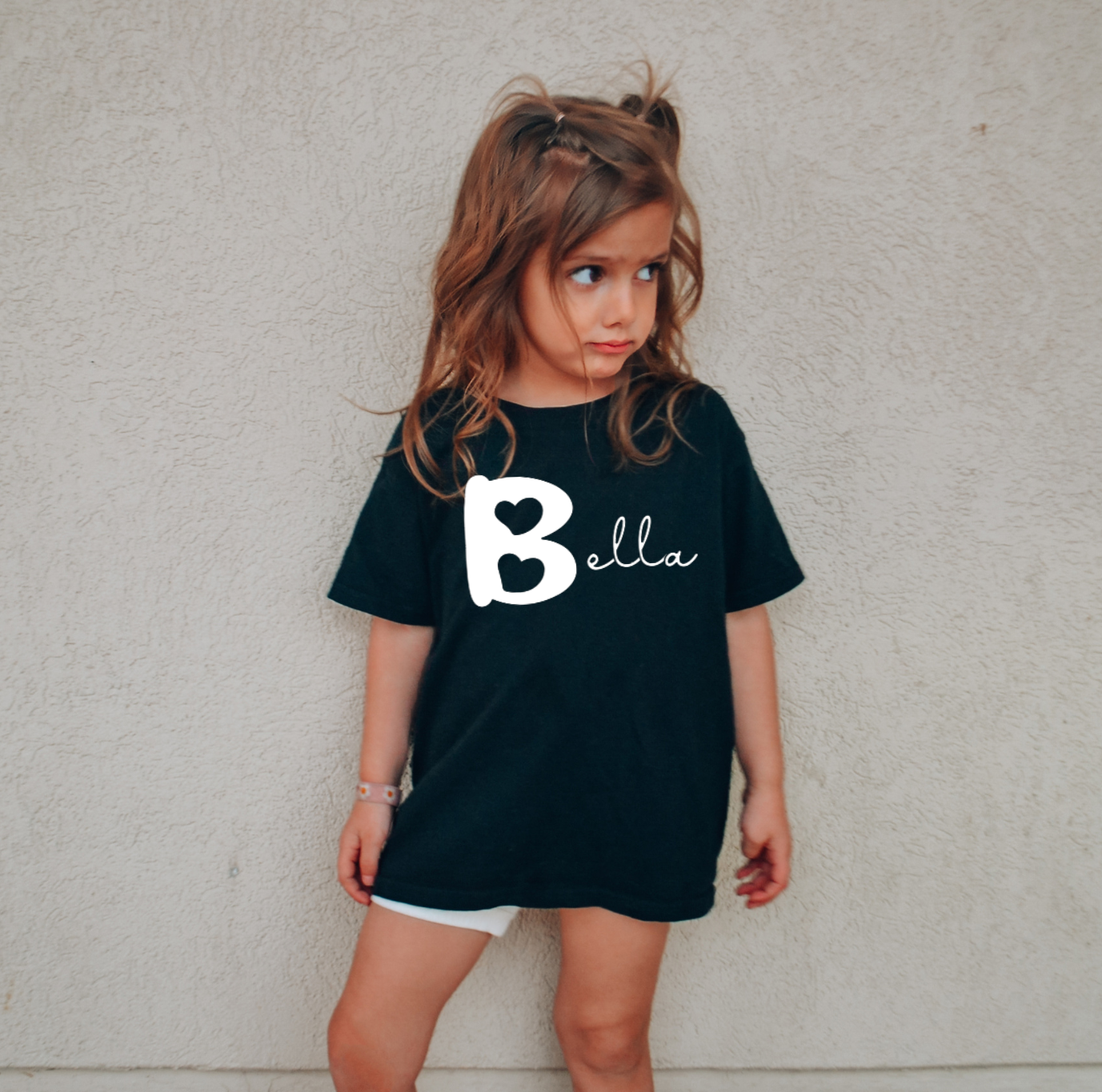 HEART INITIAL TEE
