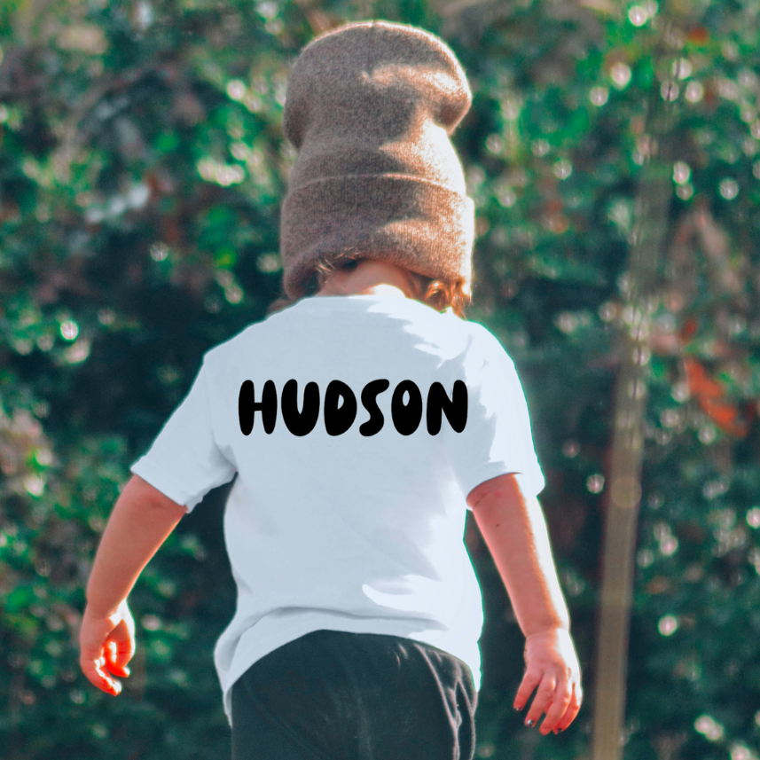 BUBBLE NAME TEE