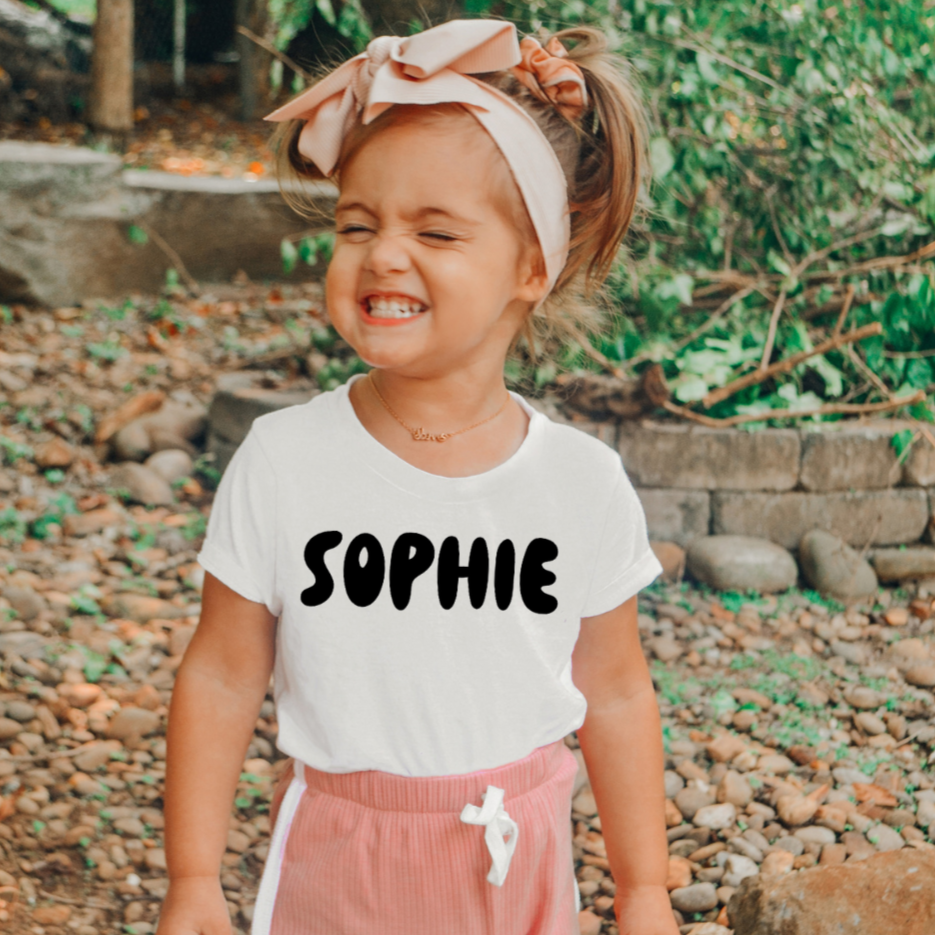 BUBBLE NAME TEE