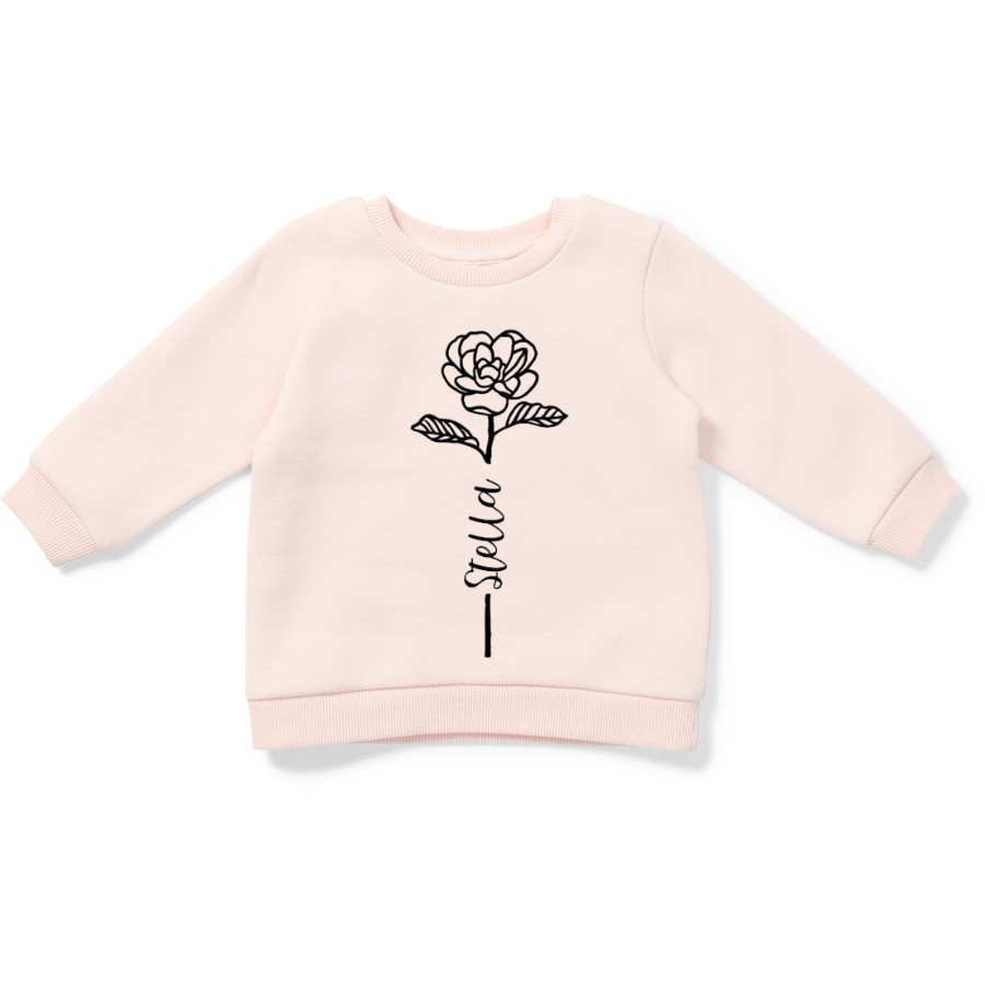 FLOWER STEM NAME SWEATSHIRT