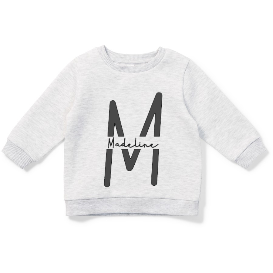 SLICED INITIAL SEATSHIRT