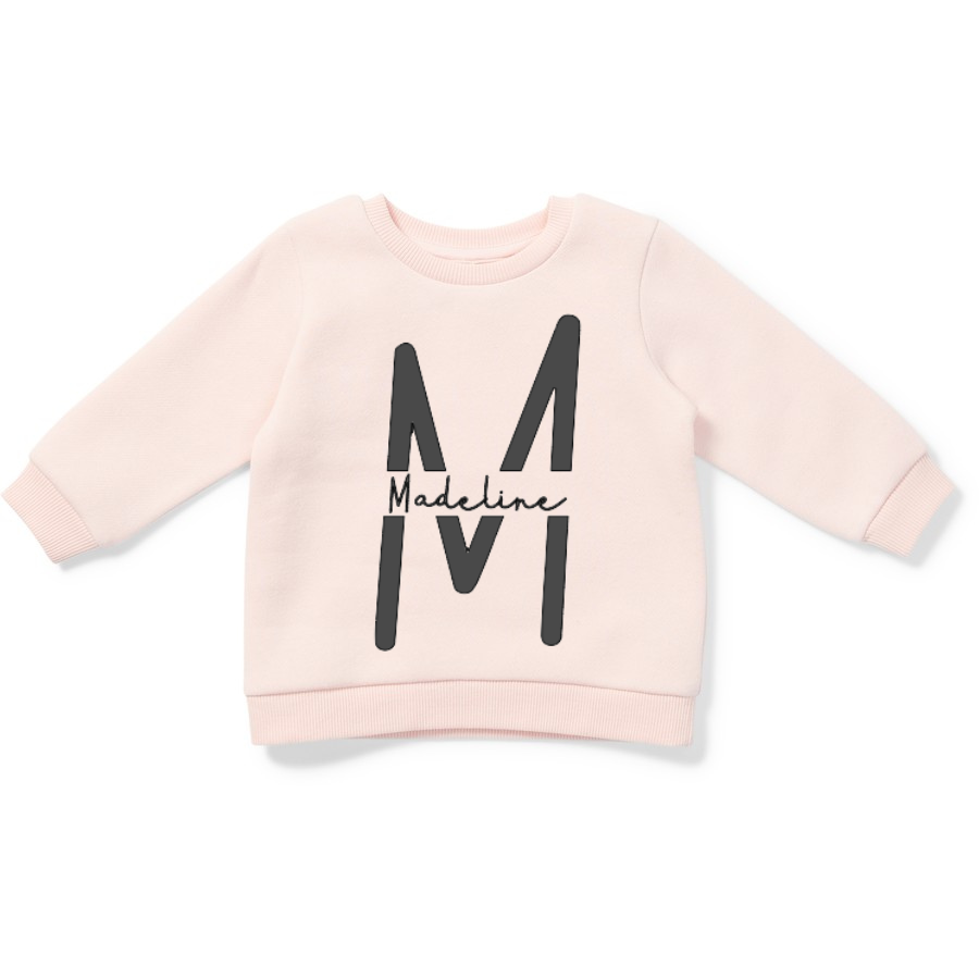 SLICED INITIAL SEATSHIRT