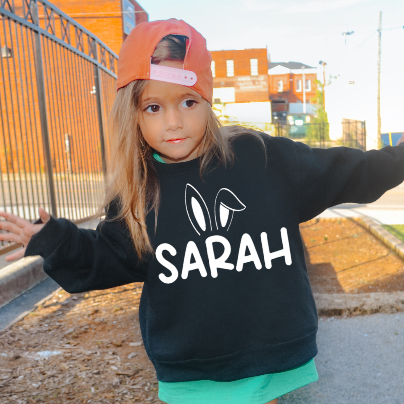 EASTER BUNNY EAR SWEATSHIRT