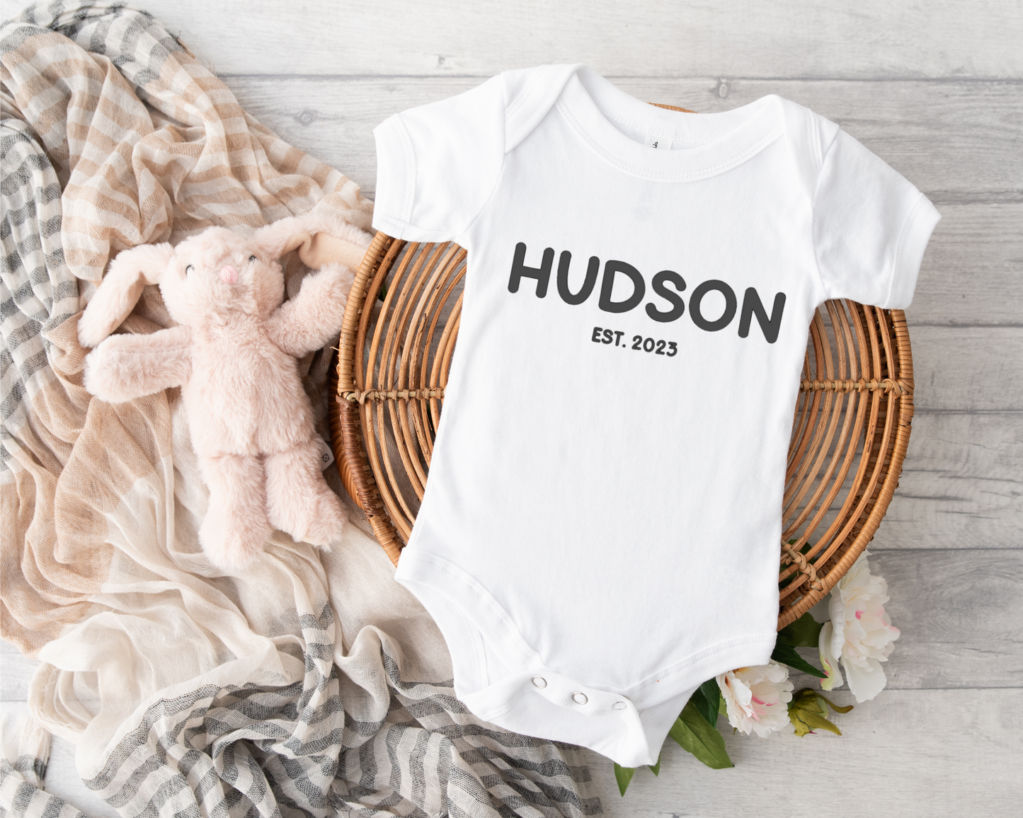 CLASSIC NAME & EST BODYSUIT