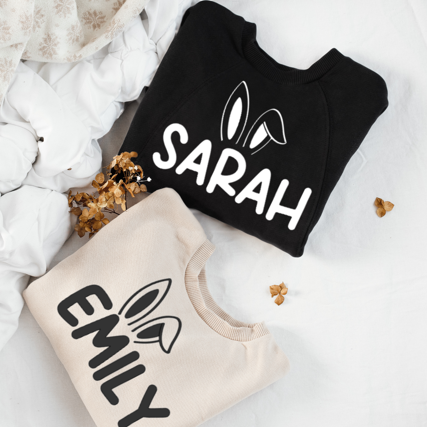 EASTER BUNNY EAR SWEATSHIRT