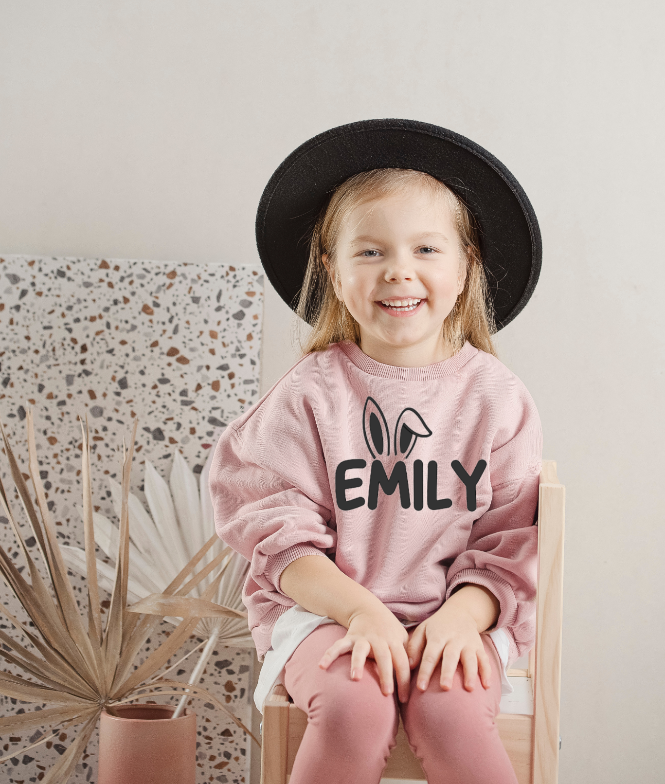 EASTER BUNNY EAR SWEATSHIRT