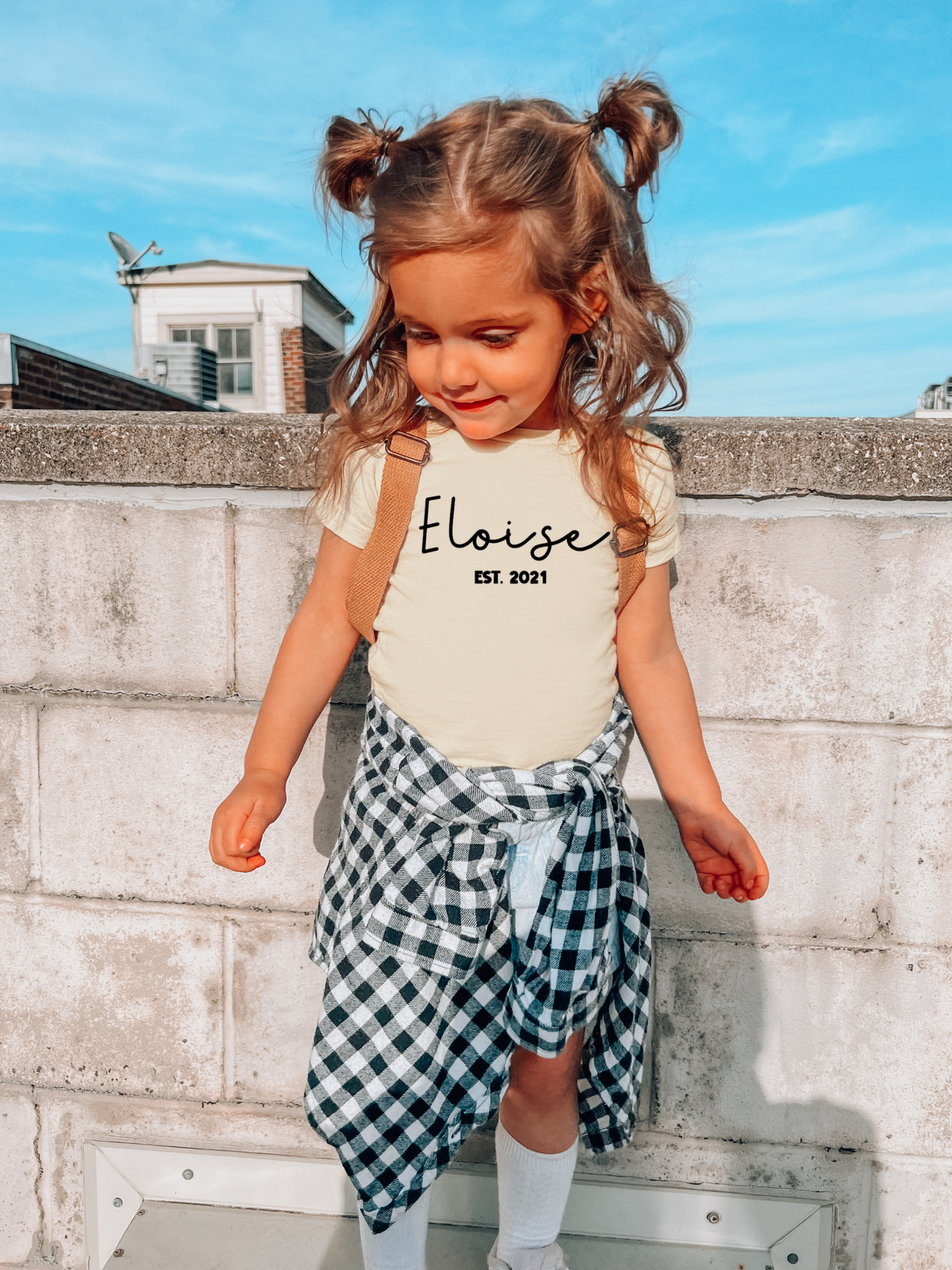 CURSIVE NAME & EST TEE