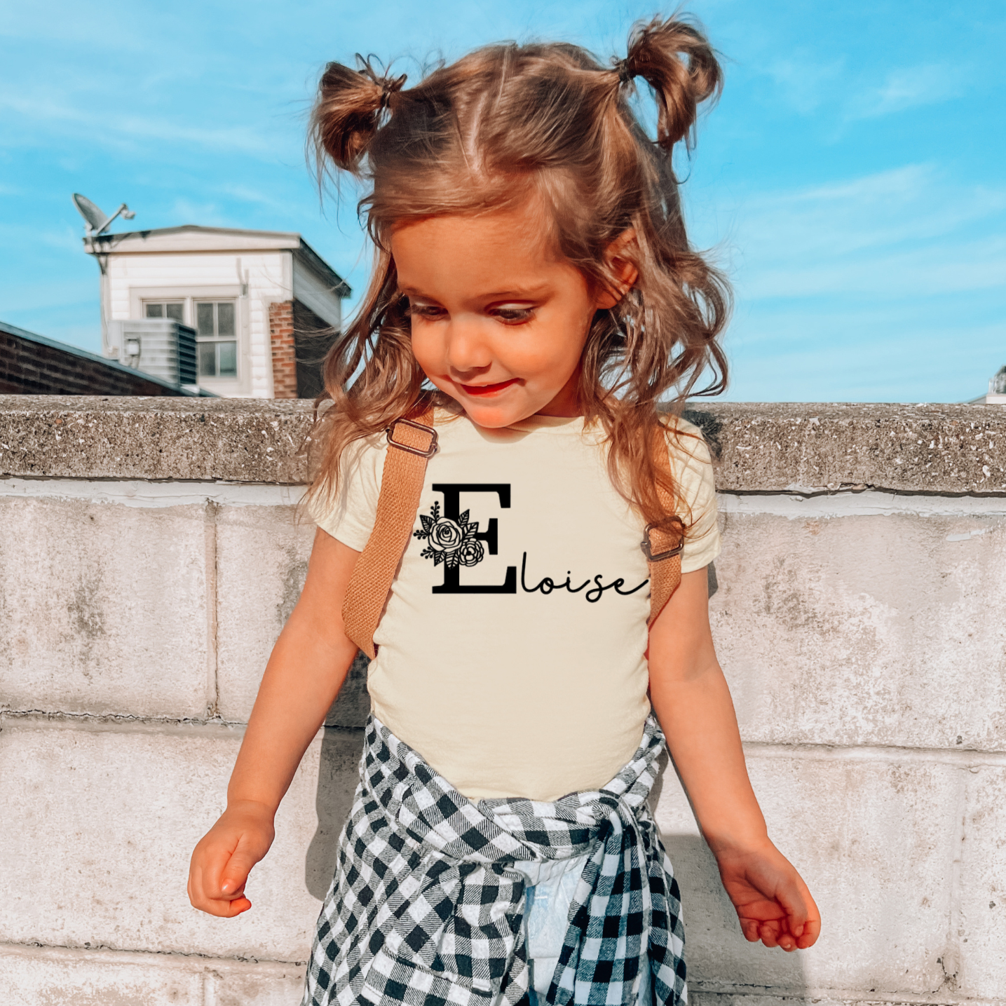 FLORIAL INITIAL TEE