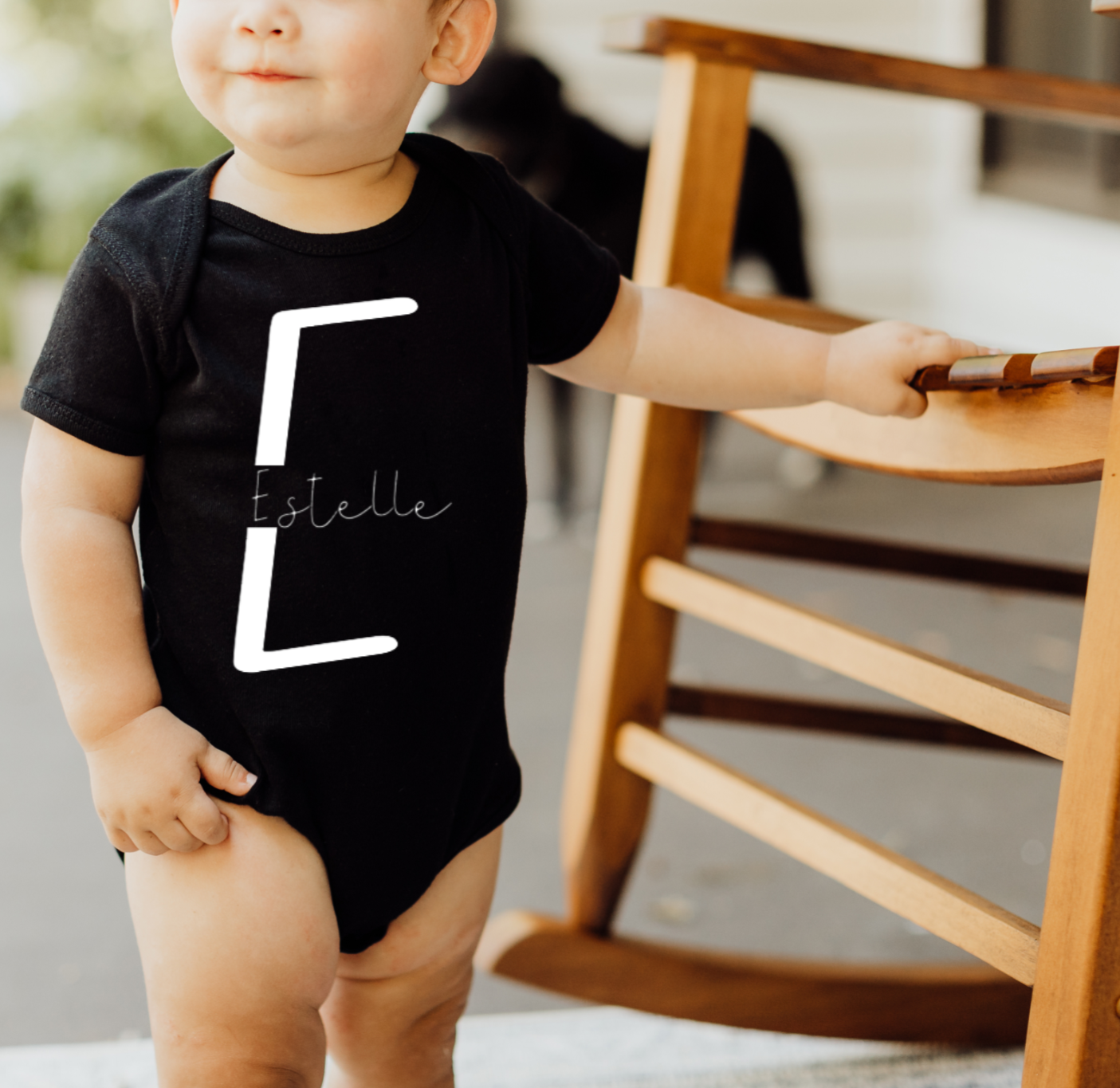 SLICED INITIAL BODYSUIT