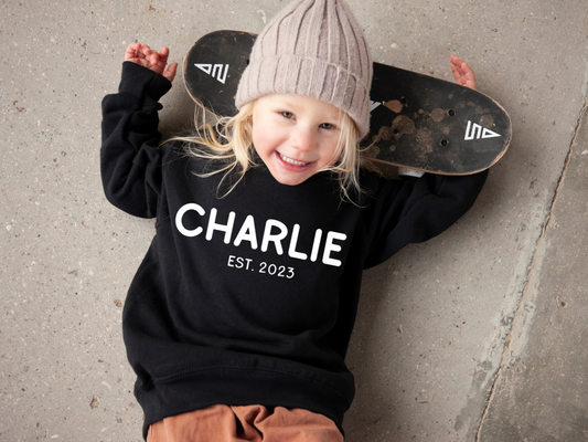 CLASSIC NAME & EST. SWEATSHIRT