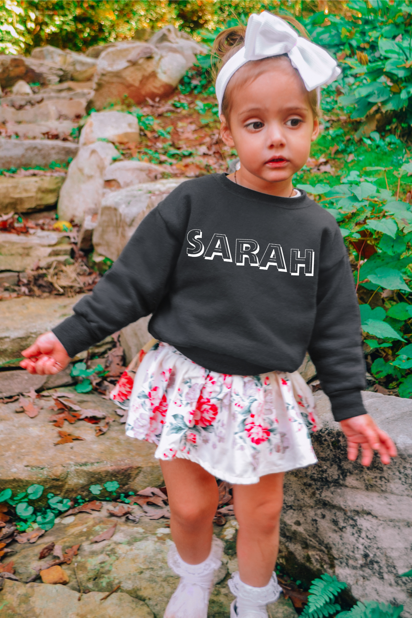 BOLD NAME SWEATSHIRT