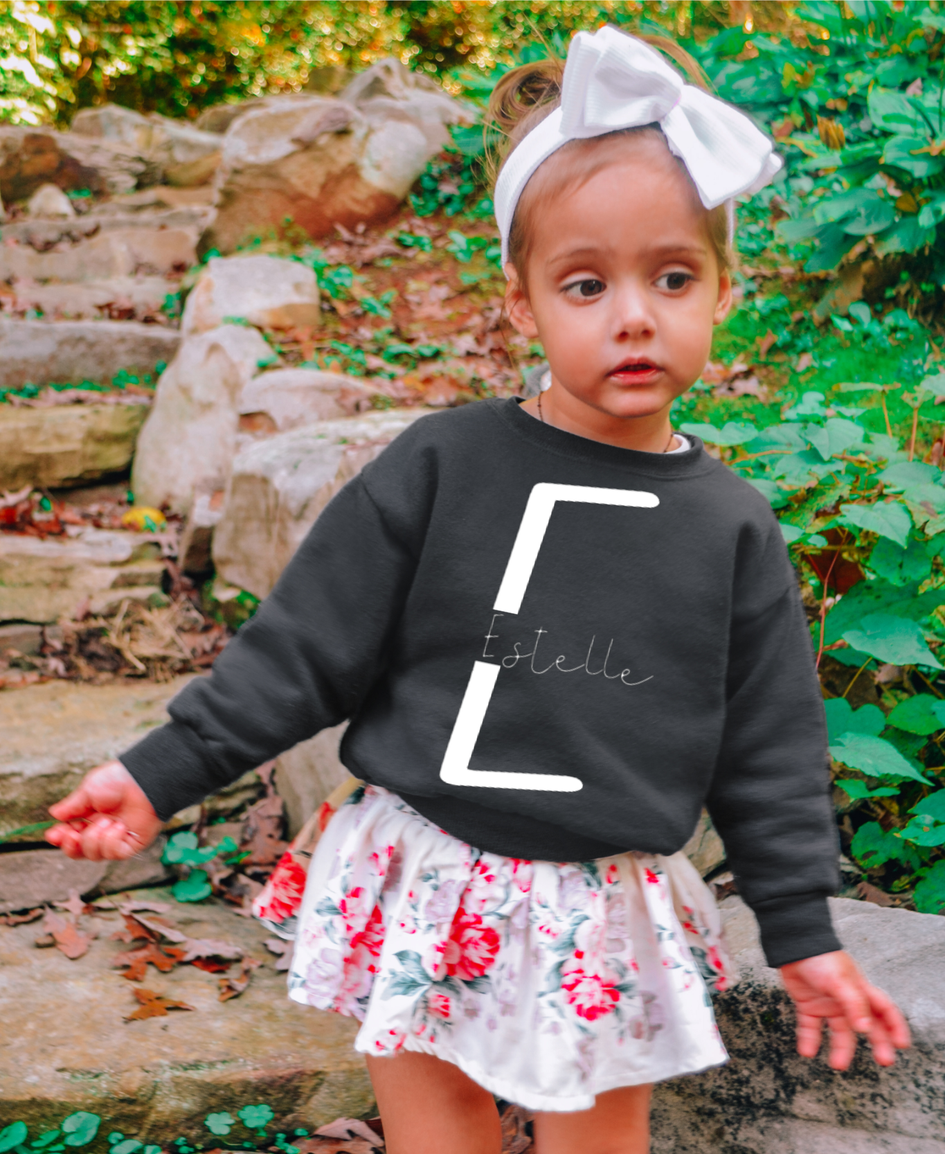 SLICED INITIAL SEATSHIRT