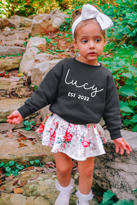 CURSIVE EST. SWEATSHIRT