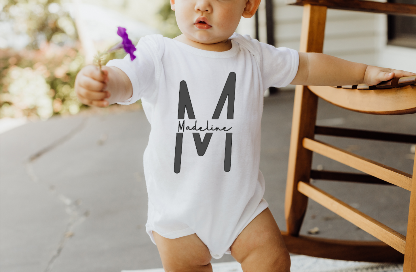 SLICED INITIAL BODYSUIT