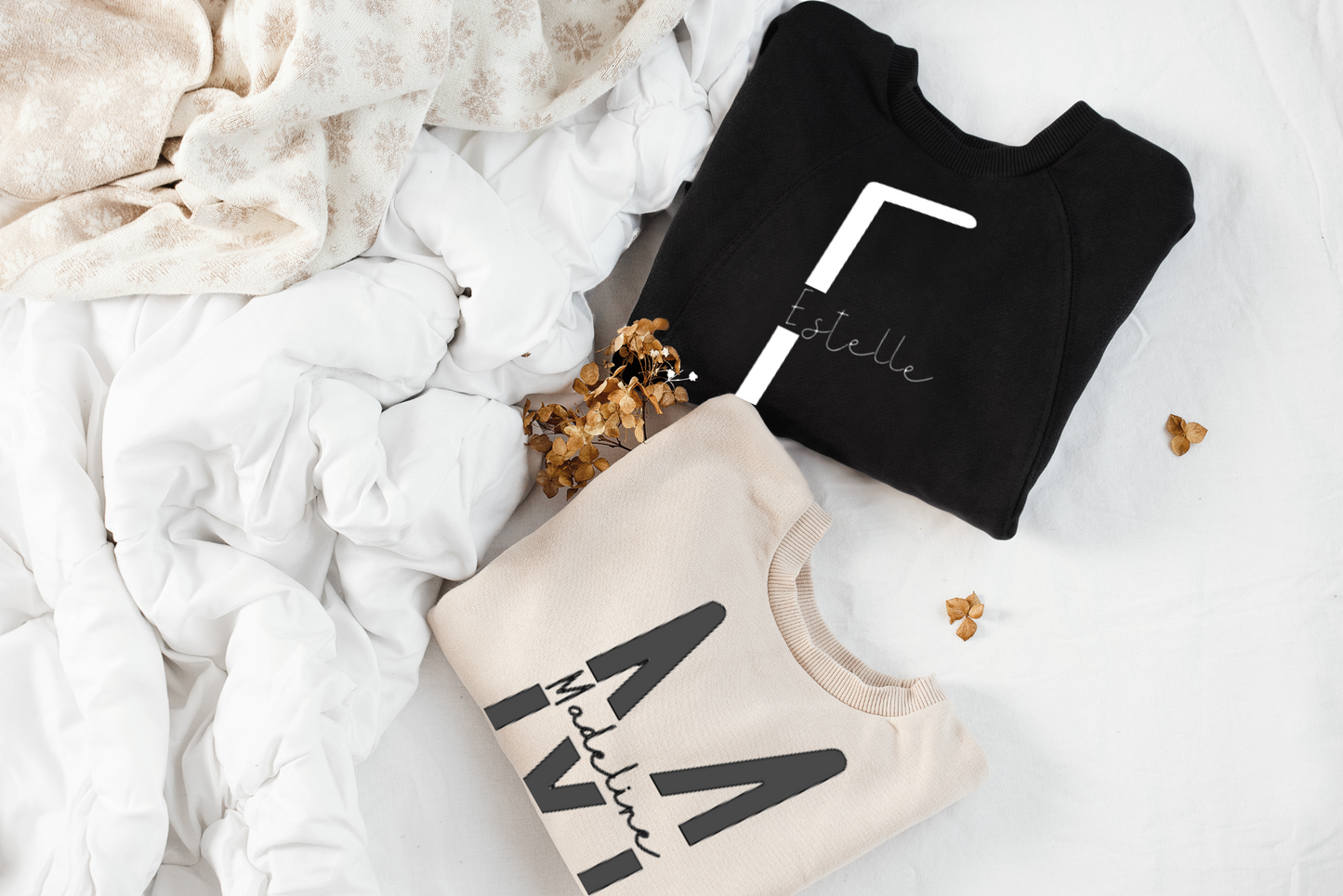 SLICED INITIAL SEATSHIRT