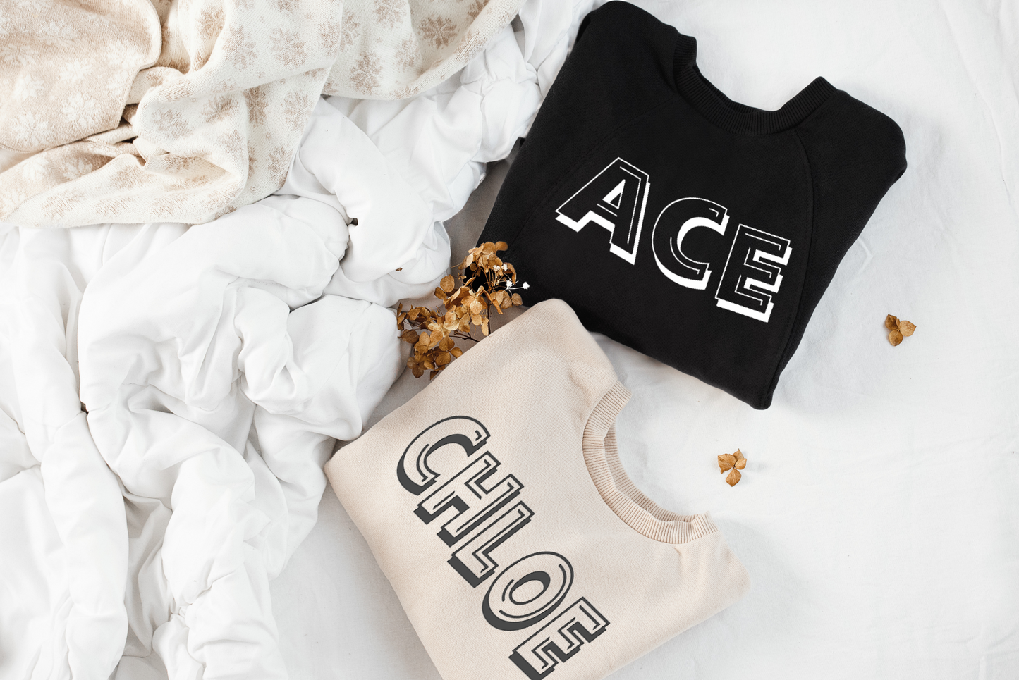 BOLD NAME SWEATSHIRT
