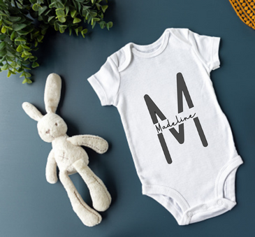SLICED INITIAL BODYSUIT