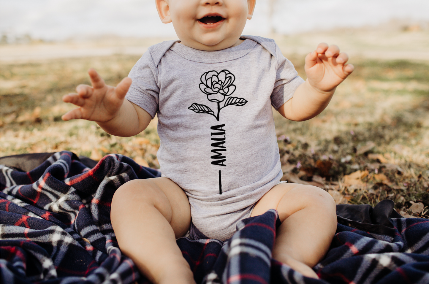 FLOWER STEM NAME BODYSUIT