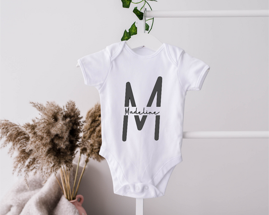 SLICED INITIAL BODYSUIT