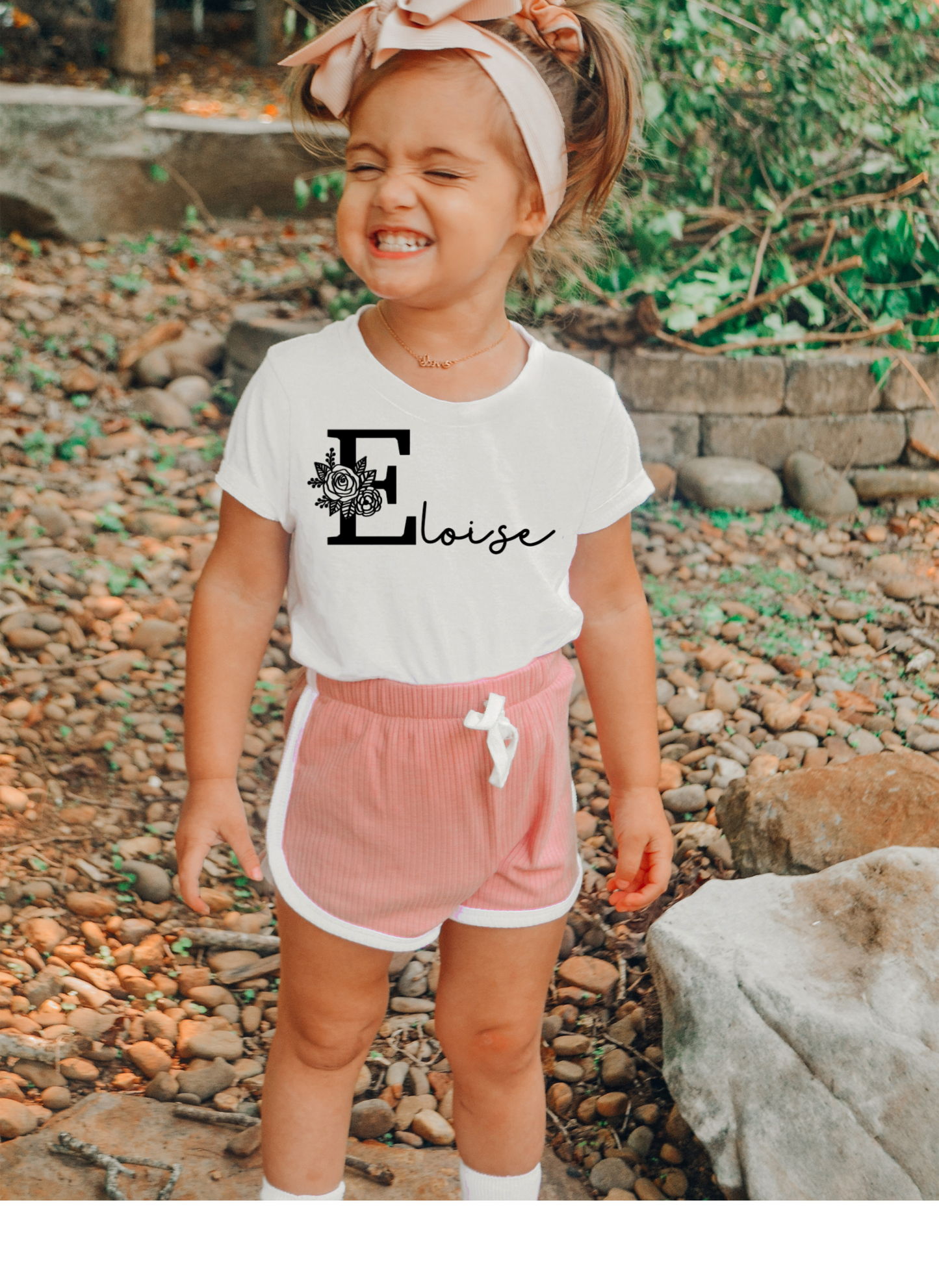 FLORIAL INITIAL TEE